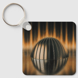 Fantasy Image Bronze Halfdome On Reflected Surface キーホルダー