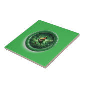 Fantasy Image Leprechaun Carrying Pot Of Gold タイル (側面)