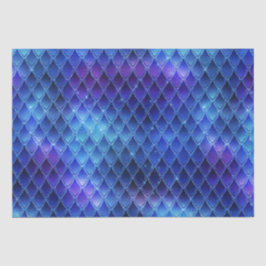Fantasy Iridescent Dragon Blue Purple Scales 薄葉紙