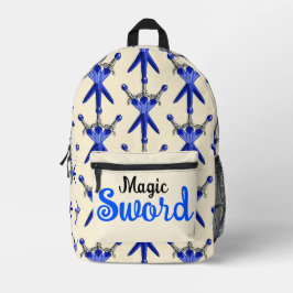  Fantasy Knight School Bag プリントバックパック