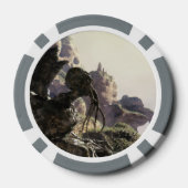 Fantasy landscape ポーカーチップ (裏面)