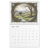 Fantasy Landscape 2025 Calendar カレンダー (3月 2027)
