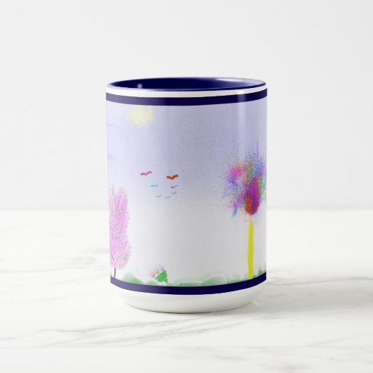 Fantasy Landscape Escape Mug マグカップ (中央)