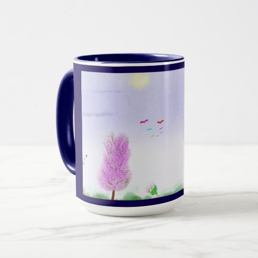 Fantasy Landscape Escape Mug マグカップ (正面左)