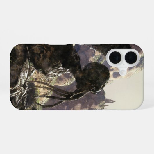 Fantasy landscape iPhone 16ケース (裏面横)