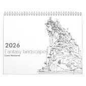 Fantasy Landscapes カレンダー (カバー)