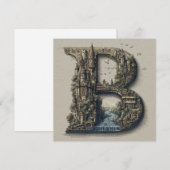 Fantasy Letter B with Castles in the Sky Storybook シーズンカード (正面/裏面)