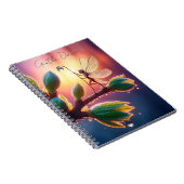 Fantasy macro photography of tiny forest sprite ノートブック (右側)