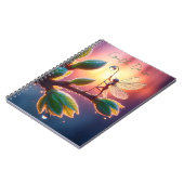 Fantasy macro photography of tiny forest sprite ノートブック (左側)