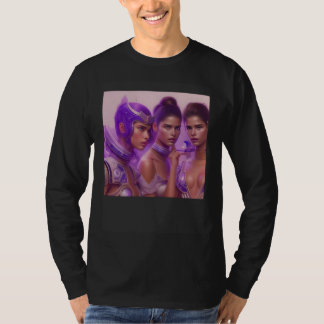 Fantasy Magical Elf Women Archers Kingdom World Jo Tシャツ