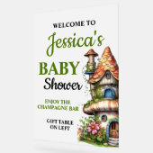 Fantasy Magical Fairy House Baby Shower アクリルサイン (傾斜)