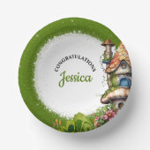 Fantasy Magical Fairy House Baby Shower ペーパーボウル (正面)