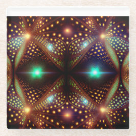 Fantasy Mandelbrot Fractal ガラスコースター