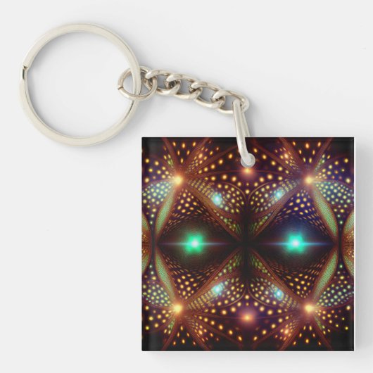 Fantasy Mandelbrot Fractal キーホルダー (正面)