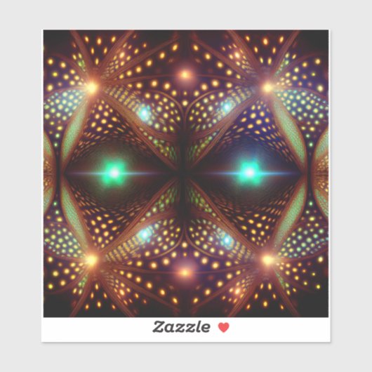 Fantasy Mandelbrot Fractal シール (シート)