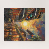 Fantasy Mardi Gras Colors  ジグソーパズル (横)