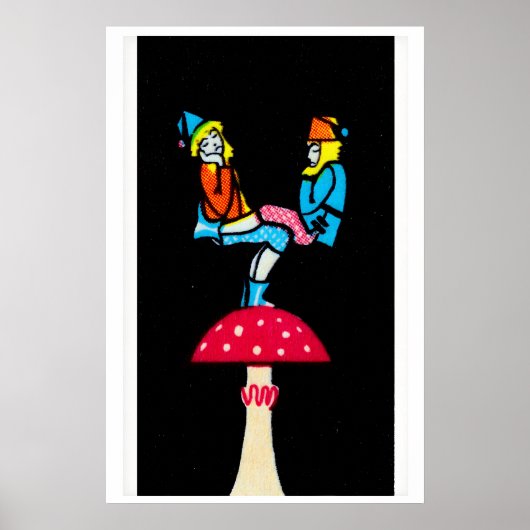 Fantasy Matchbox Print, Balancing Gnomes on ポスター (正面)