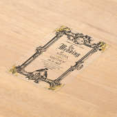 Fantasy Medieval Wedding  アクリル招待状 (レイダウン)