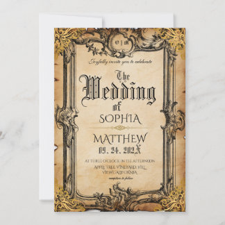 Fantasy Medieval Wedding 招待状