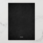 Fantasy Medieval Wedding 箔招待状 (裏面)