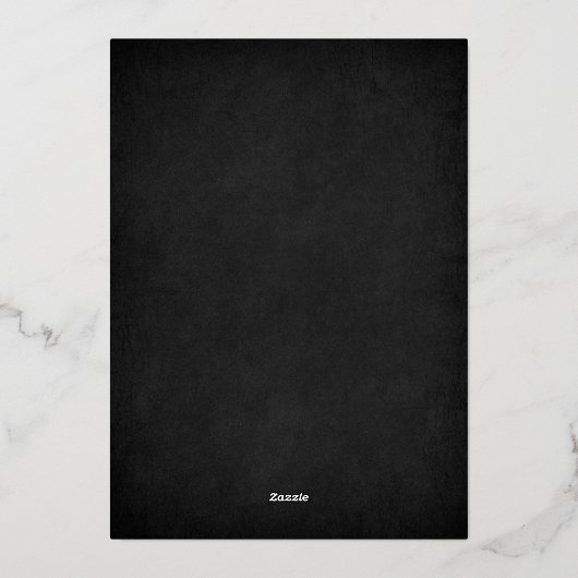 Fantasy Medieval Wedding 箔招待状 (裏面)