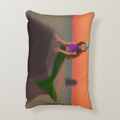 Fantasy Mermaid meets spirit animal アクセントクッション (裏面(縦))