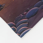 Fantasy Moonlit River Dreamscape Illustration フリースブランケット (角)