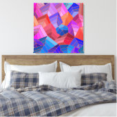 Fantasy Mountains View from the Sky キャンバスプリント (インサイチュ (寝室))