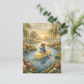 Fantasy Mouse Floating Downriver on Butter ポストカード (スタンド正面)