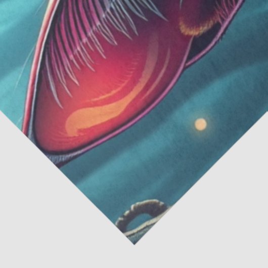 Fantasy Mushroom Forest Blue eyed Cat Tissue Pape 薄葉紙 (詳細)