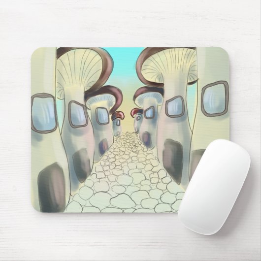 Fantasy mushrooms mouse pad マウスパッド (マウス)
