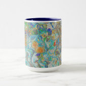 Fantasy Nature Abstract - Boho Colorful Art マグカップ (中央)