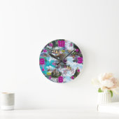 Fantasy Other worlds in the Clouds ラウンド壁時計 (ホーム)