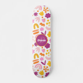 Fantasy pattern Personalized Monogram Skateboard スケートボード