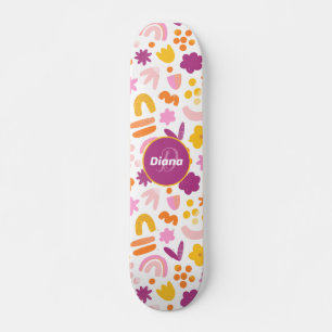 Fantasy pattern Personalized Monogram Skateboard スケートボード