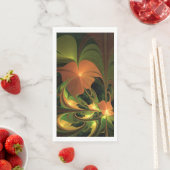 Fantasy Plant Abstract Green Rust Brown Fractal (インサイチュ)