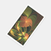 Fantasy Plant Abstract Green Rust Brown Fractal (コーナー)