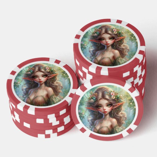 Fantasy Playing Cards Poker Chips ポーカーチップ (積み重ね)