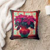 Fantasy Poinsettias  クッション (ブランケット)