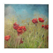 Fantasy poppies タイル (正面)