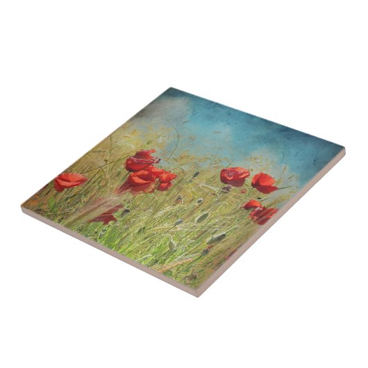 Fantasy poppies タイル (側面)
