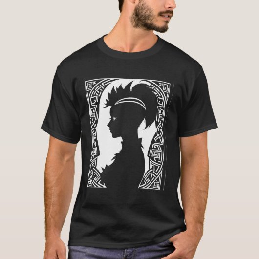 Fantasy Post Punk Celtic Tribal Batcave Girl Gothi Tシャツ (正面)