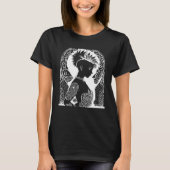Fantasy Post Punk Celtic Tribal Batcave Girl Gothi Tシャツ (正面)