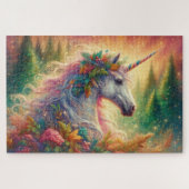 Fantasy Rainbow Dreamy Unicorn ジグソーパズル (横)