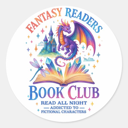 Fantasy Readers....  ラウンドシール (正面)