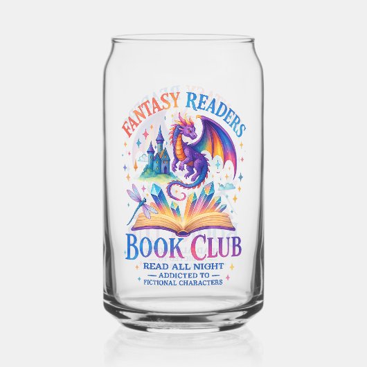 Fantasy Readers Book Club....  ガラス缶 (正面)