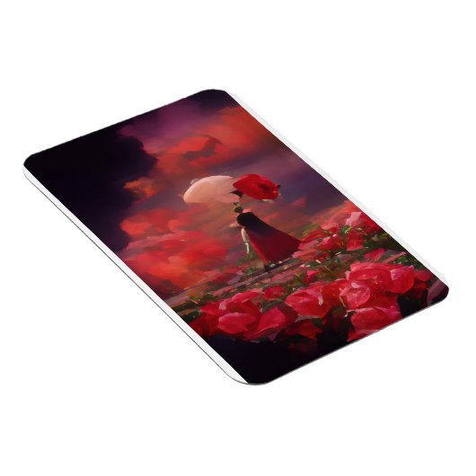 Fantasy Rose Field Under the Sky マグネット (右側)