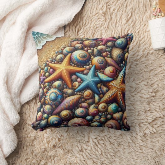 Fantasy Seashore cushions  クッション (ブランケット)