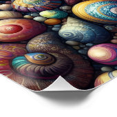 Fantasy seashore Glossy Poster ポスター (コーナー)