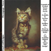 Fantasy Steampunk Aviator Kitten FB6L Decoupage 薄葉紙